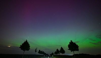 Northern lights seen in rare display across Germany