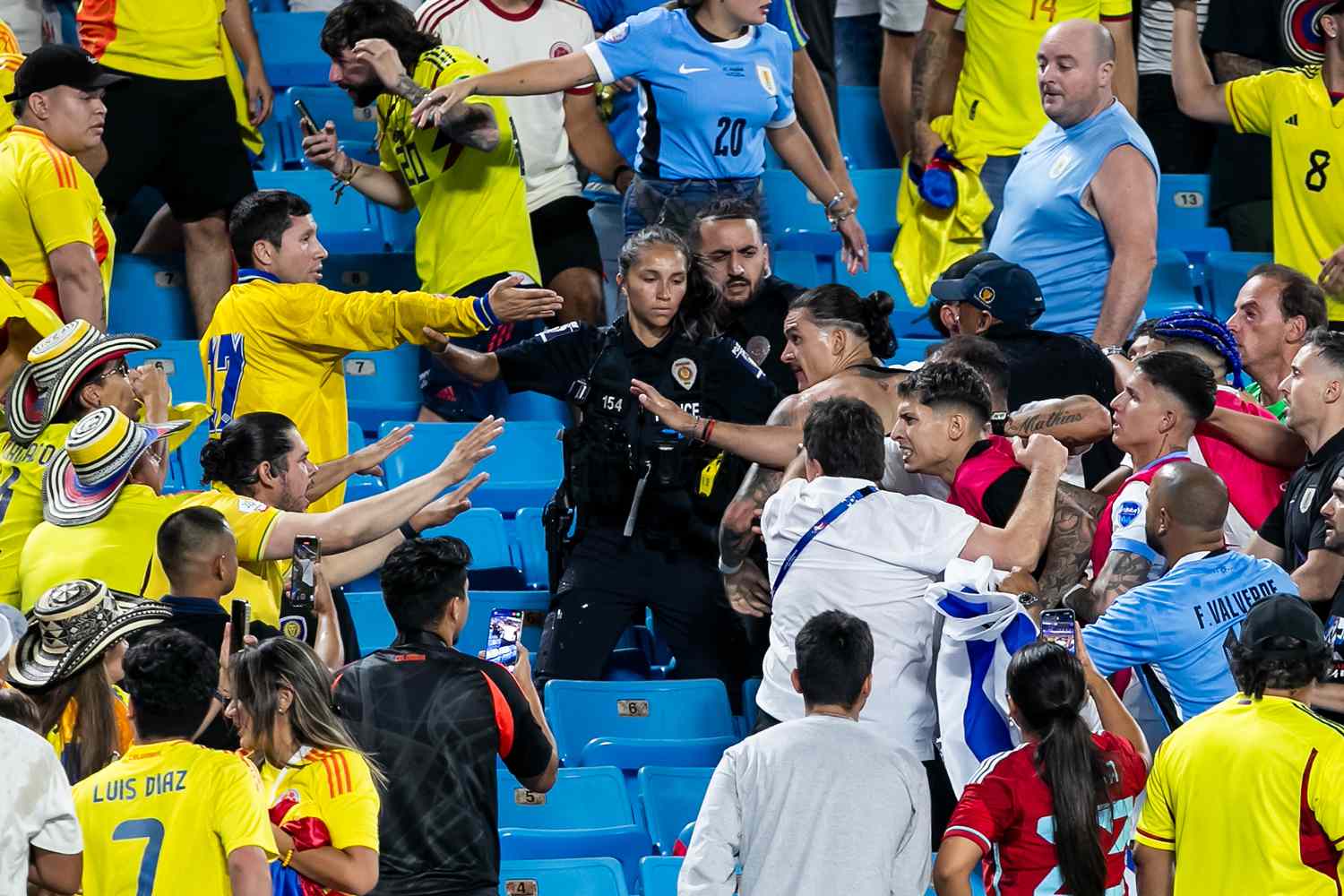 Uruguay Players Fight Fans in Stands at Copa America Match After Losing to Colombia: 'A Disaster'