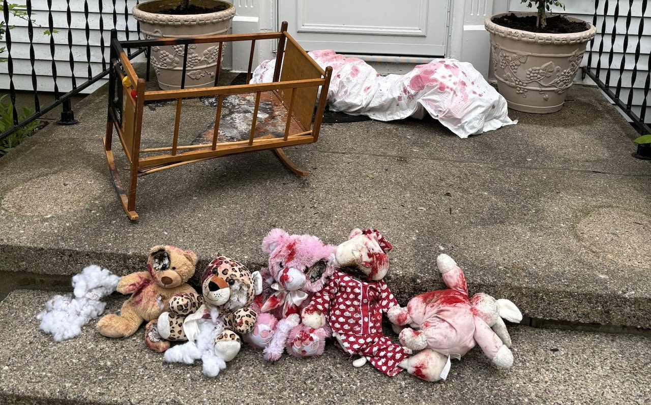 Fake corpses, bloody toys placed by Gaza protesters at University of Michigan regents’ homes
