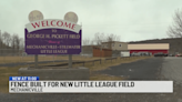 Little League almost struck out with new fence