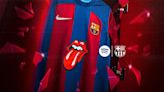 Putting the Rolling Stones logo on Barcelona shirts is a stroke of merchandising genius