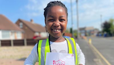 Pupils write leaflets to hand to problem parkers