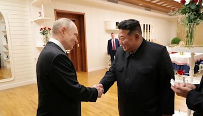 Vladimir Putin Thanks Kim Jong Un For North Korea's "Unwavering Support"