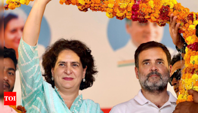 'Fellow traveller, argumentative guide': Priyanka Gandhi Vadra's heartfelt birthday wish for Rahul Gandhi | India News - Times of India