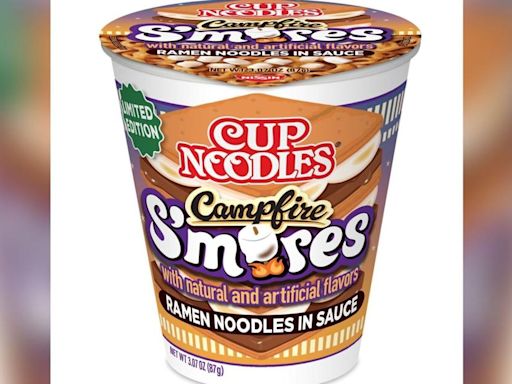 Cup Noodles wants to rethink the way you eat ramen with new Campfire S’mores flavor