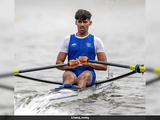 Rowing At Olympics: India's Balraj Panwar Finishes 4th In Heat, Moves To Repechage | Olympics News