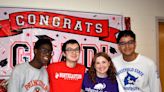 Westfield seniors show future school spirit, career plans on Reveal Day