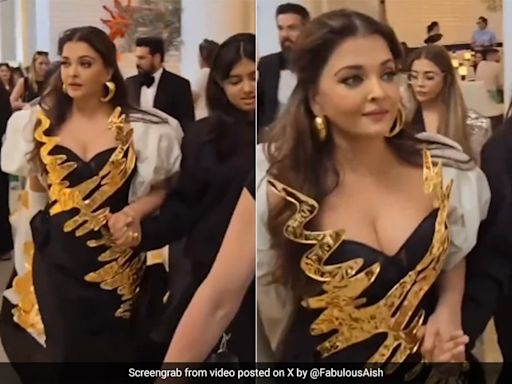 Cannes 2024: Just Aishwarya Rai Bachchan And Daughter Aaradhya Walking Hand-In-Hand (Off The Red Carpet)