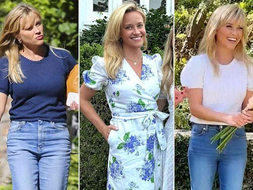 Reese Witherspoon Keeps Wearing Shirts and Dresses with This Pretty Detail — Shop the Trend from $16