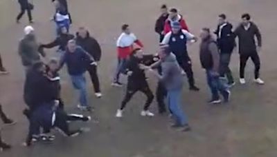 Video: trompadas y corridas tras el partido entre La Salle y Colón de Santa Fe