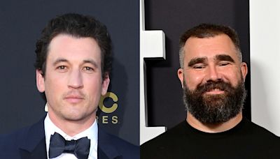 Jason Kelce Shares Question He Asked Taylor Swift’s Pal Miles Teller