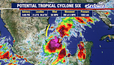 Potential Tropical Cyclone Six forms, expected to become tropical storm on Monday