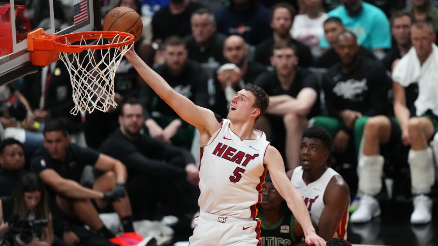 Miami Heat's Nikola Jovic In A Walking Boot But Doesn't Appear Serious