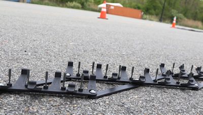 'Stop criminals in motion:' Morris officials demonstrate tire spike strips for pursuits