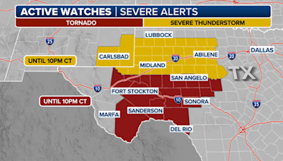 Relentless severe weather threat once again targets heart of Texas