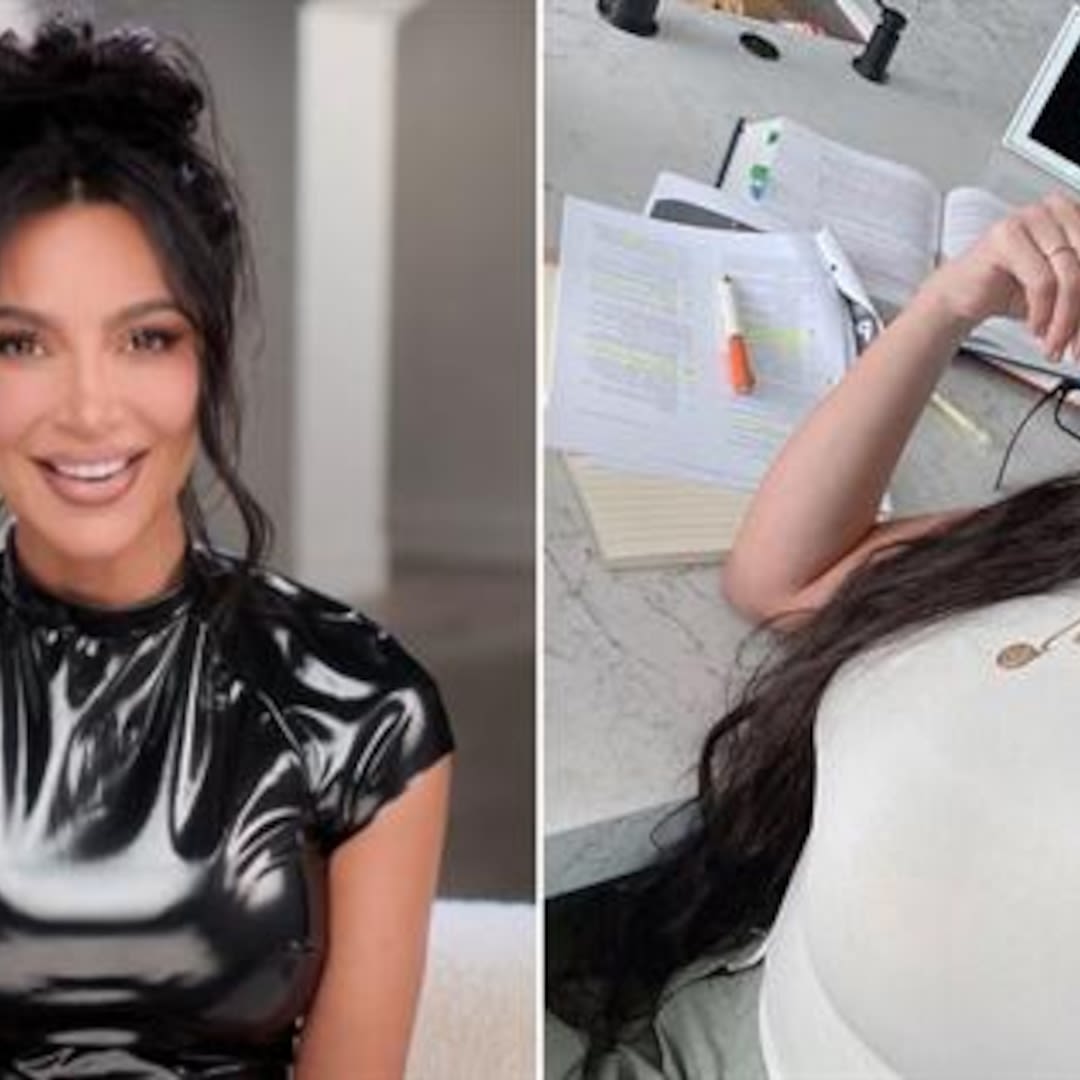Kim Kardashian Updates Fans on Her Law School Journey - E! Online
