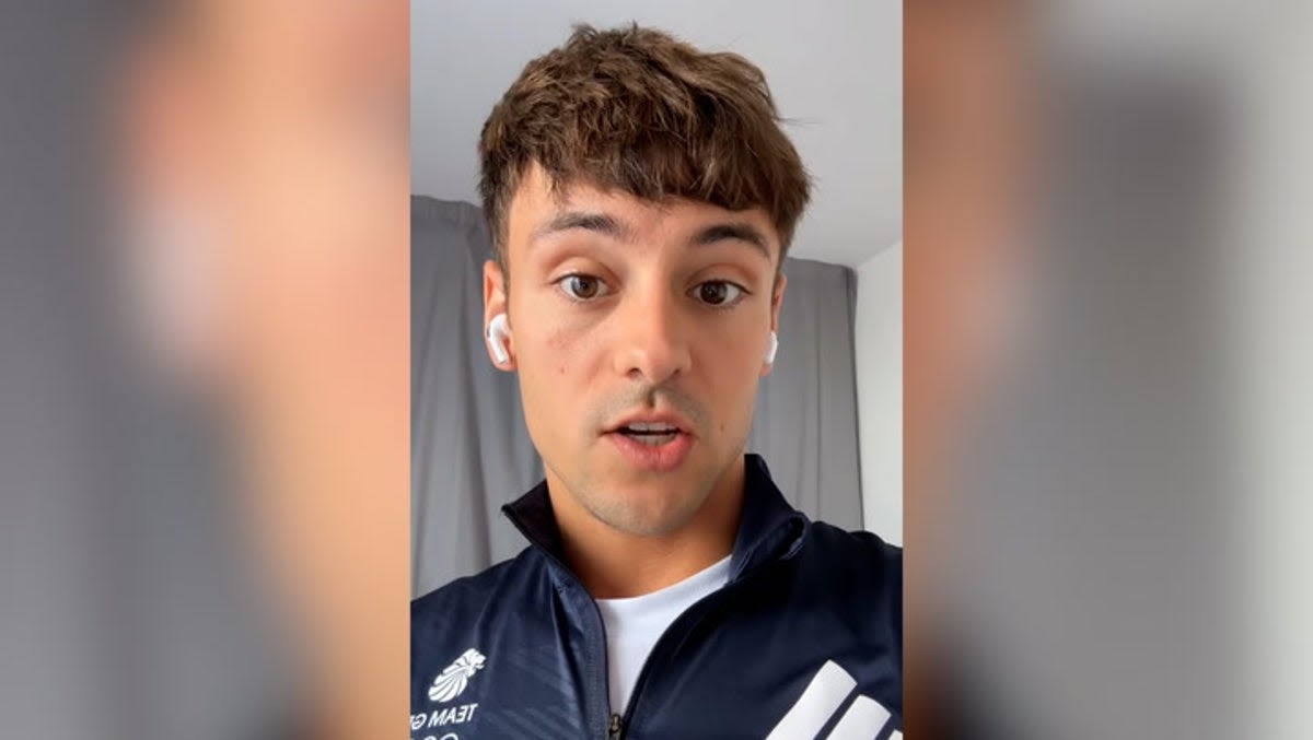 Paris Olympics: Tom Daley jumps on cardboard ‘anti-sex’ athletes’ village bed to test sturdiness