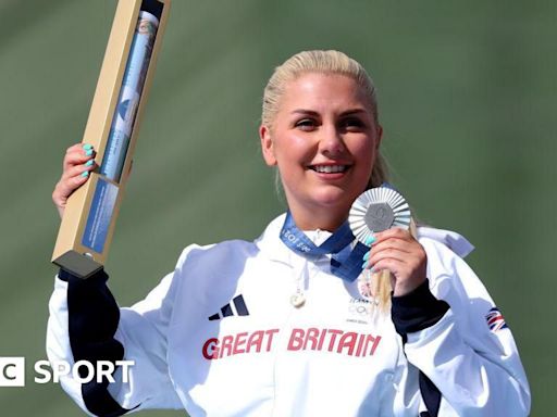 Amber Rutter: Team GB shooter takes silver in controversial skeet final at Paris 2024