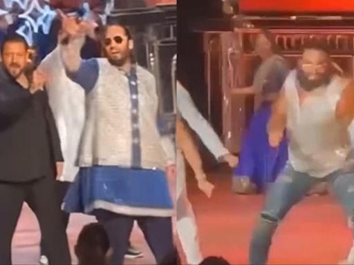 Salman Khan dances at Anant Ambani and Radhika Merchant’s sangeet; Ranveer Singh grooves to No Entry track. Watch