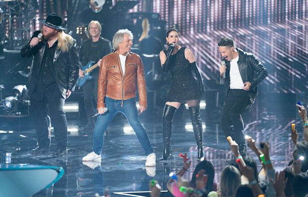 Jon Bon Jovi sings new song, dishes on Vegas wedding on 'American Idol' season finale