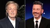 Paul McCartney hosted a very star-studded party and Jimmy Kimmel spilled the tea about the guestlist