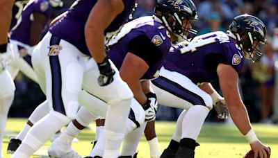 Ravens’ Joe D’Alessandris discusses offensive line competition after losing 3 starters