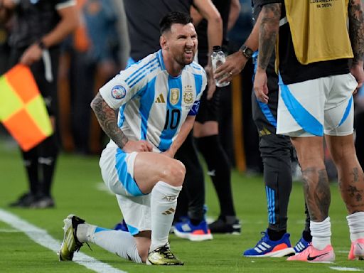 Lionel Messi to rest for Argentina's final Copa America group match against Peru with leg injury