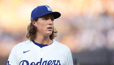 Dodgers place All-Star, NL strikeout leader Tyler Glasnow on injured list due to back tightness
