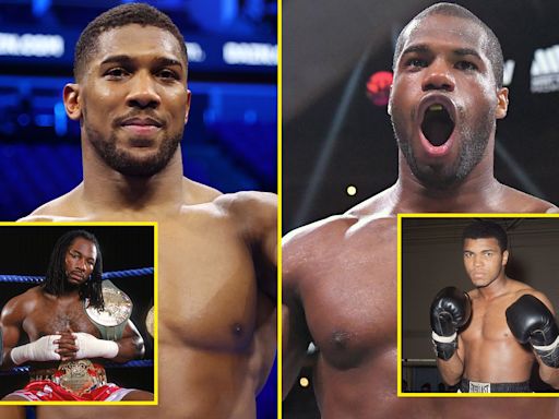 Anthony Joshua attempting to join Lennox Lewis and Muhammad Ali in elite club