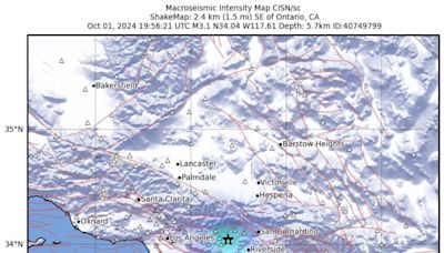 Magnitude 3.5 earthquake reported near Ontario airport, rattling Southern California