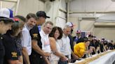 150 feet of love... and bologna: Hundreds gather for mega meat sandwich in Pennsylvania