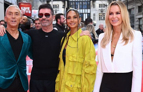 Amanda Holden brands Simon Cowell's muscles 'impressive' as he shares ritual