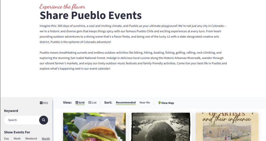 Pueblo County launches Event Calendar for local events