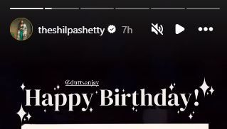 Shilpa Shetty shares heartwarming birthday wish for Sanjay Dutt