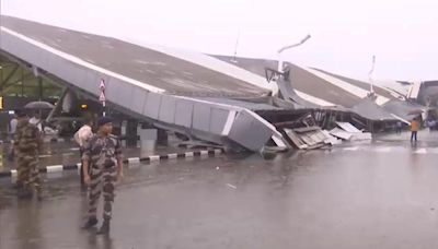 El techo del aeropuerto de Nueva Delhi se viene abajo dejando al menos 1 muerto y 6 heridos