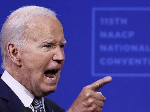 Biden, in 1st major speech after Trump shooting, accuses him of 'lying like hell'