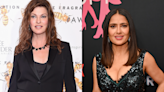 Linda Evangelista makes rare comment about co-parenting with son’s stepmother Salma Hayek