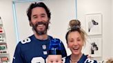 Kaley Cuoco and Tom Pelphrey Match Daughter Matilda in New York Giants Gear — See the Cute Photo!