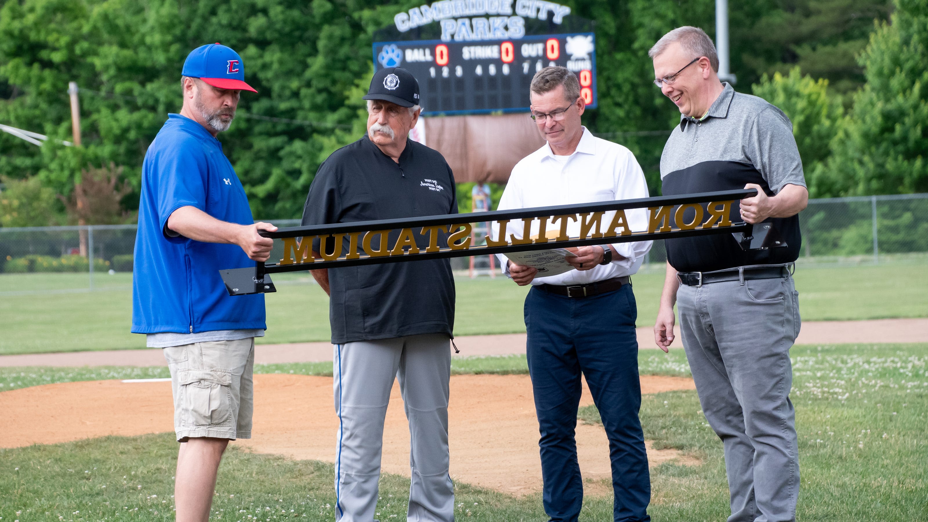 Long-time Legion manager Ron Antill recognized for years of service