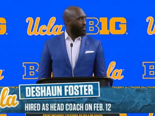 UCLA’s Deshaun Foster Roasted for Super Awkward Big Ten Press Conference