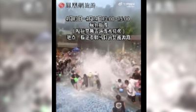 雲南潑水節開跑！扛水塔儲水槽狂噴 竟還有「卸妝水」女遊客奔逃│TVBS新聞網