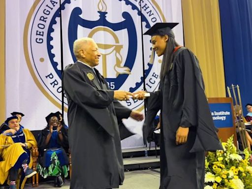 An engineer made history as Georgia Tech’s first Black graduate; 59 years later, he passes the torch to his granddaughter | CNN