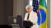 Yellen says Harris would maintain US leadership on global issues