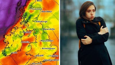 Brutal new weather maps shows Arctic blast smashing Britain