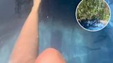 I built a pool for £20 in my back garden to deal with the mini ‘heatwave’