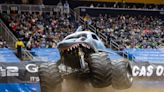 For Monster Jam's Ashley Sanford, being behind the wheel of a 12,000-pound, shark-shaped monster truck is 'my happy place'