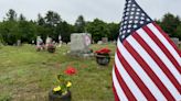 Volunteers spend many hours planting flags to honor Maine veterans, and follow the law