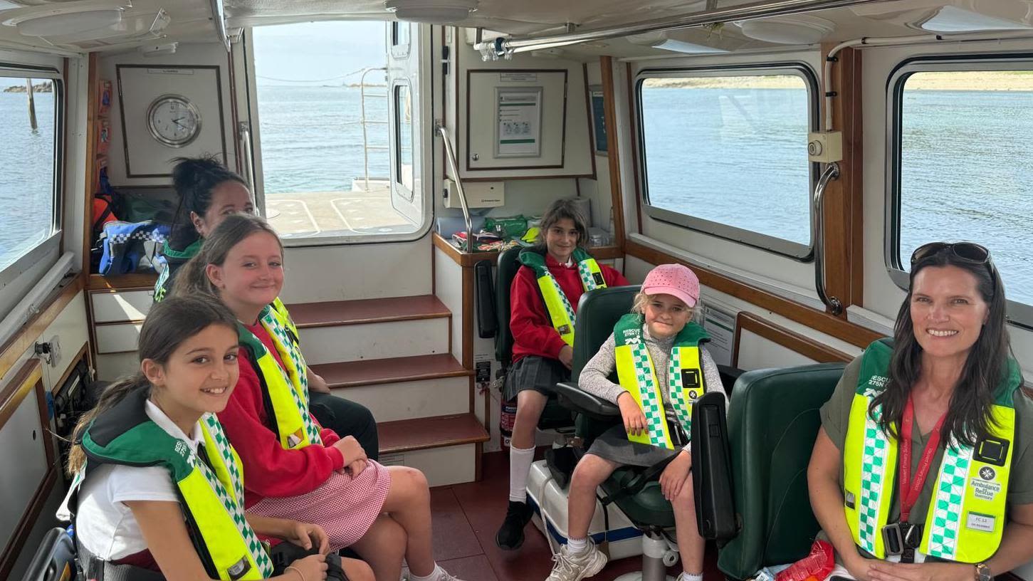 Sea ambulance trip for fundraising pupils