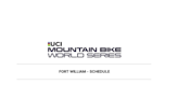 Weekend Guide: Schedule of the World Cup Action From Fort William