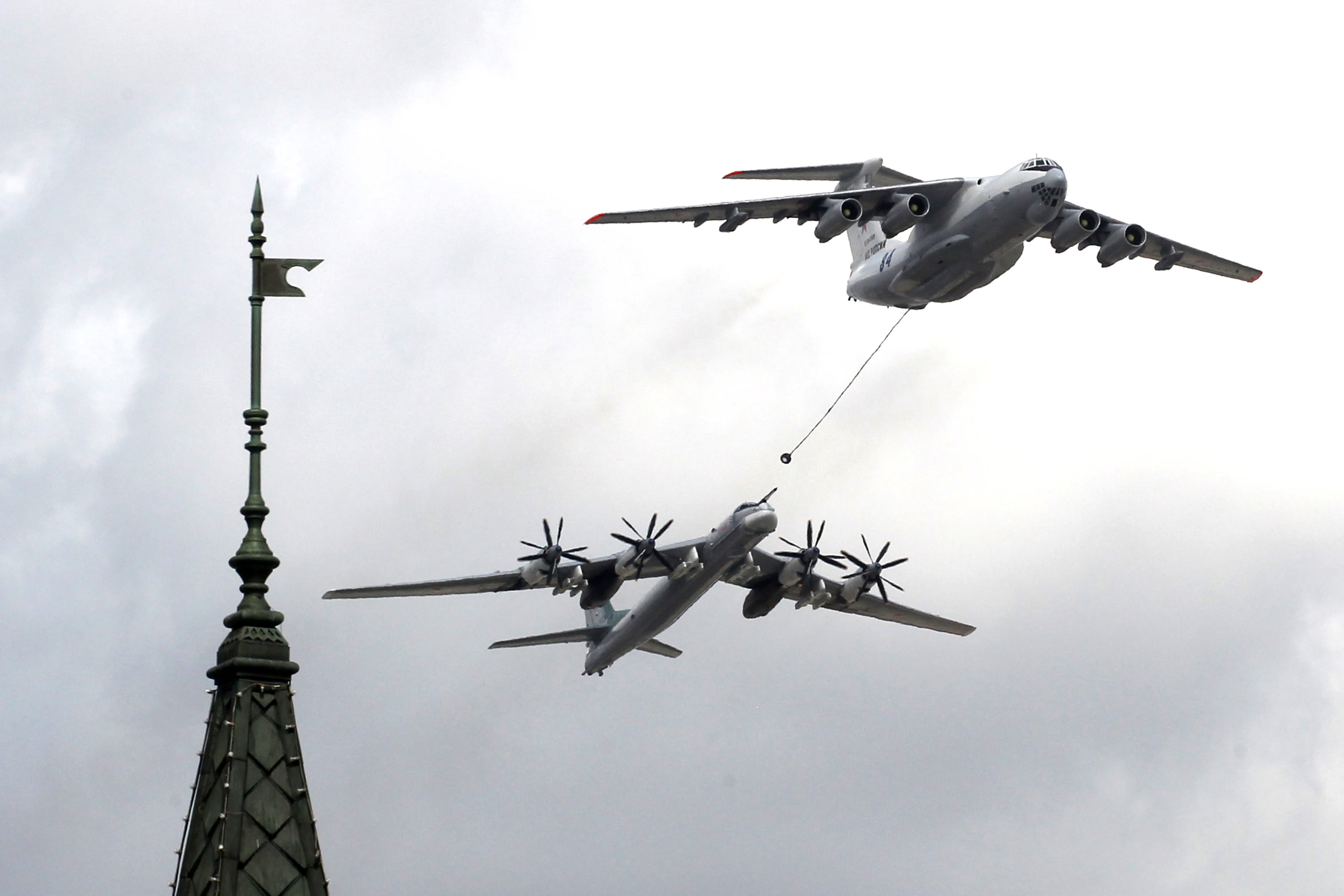 Explosions rock Russian air base hosting Putin's nuclear bombers